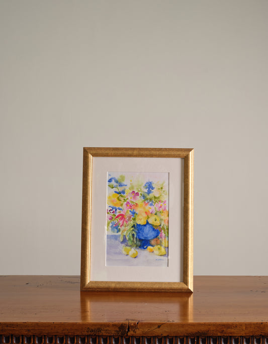 "Flowers in a Blue Vase" by Nancy O’Neill