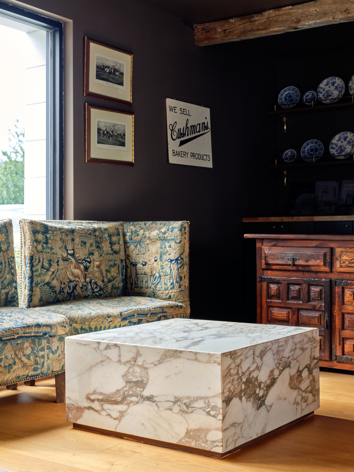 MCM Italian Marble Cube Coffee Table