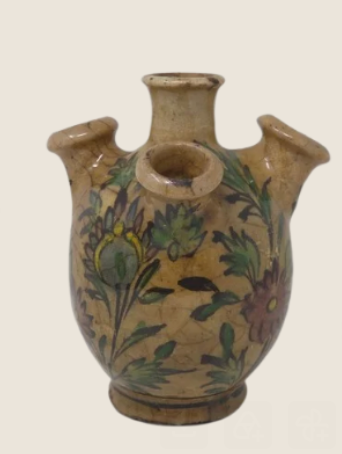 4 Stem Vintage Ceramic Vase