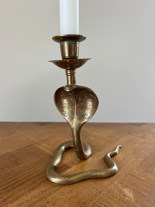 Vintage Cobra Candle Holder