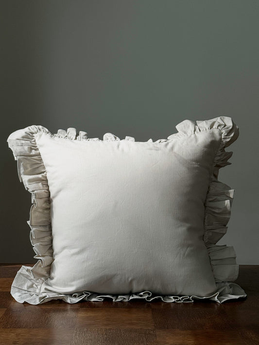 Lucille Ruffle Pillow Cover 20 x 20