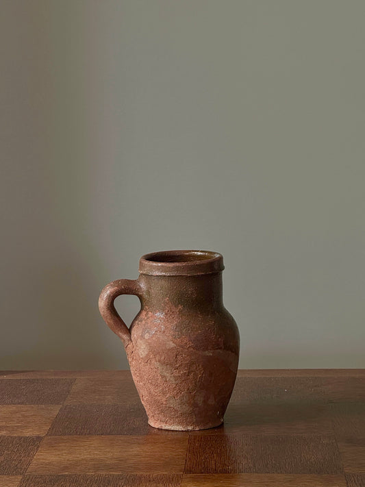 Vintage Brown Earthenware Jug