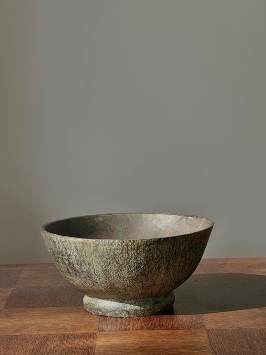 Vintage Earthy Ceramic Bowl