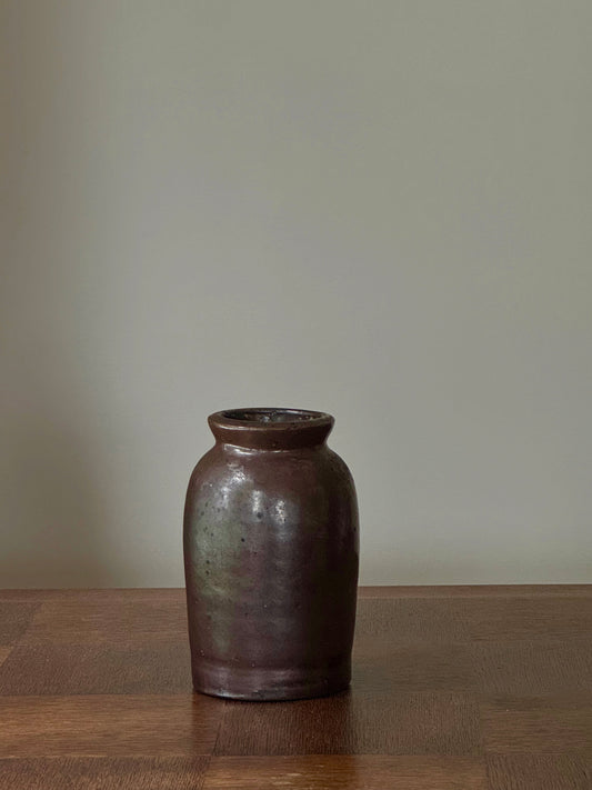 Vintage Redware Stoneware Vessel